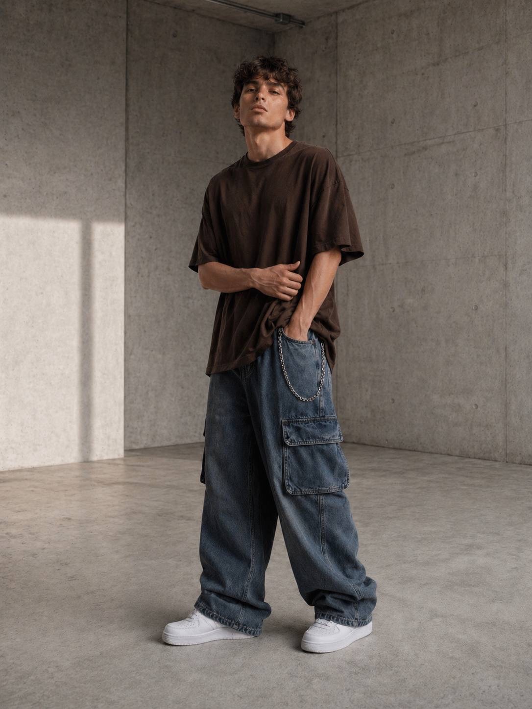 BASIC OVERSIZE - KAHVE