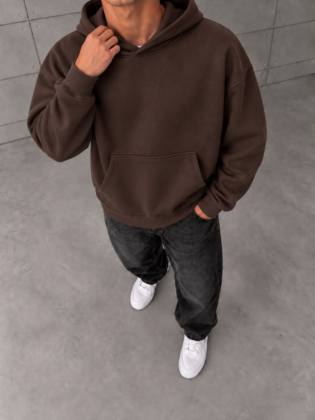 Hoodie kahve