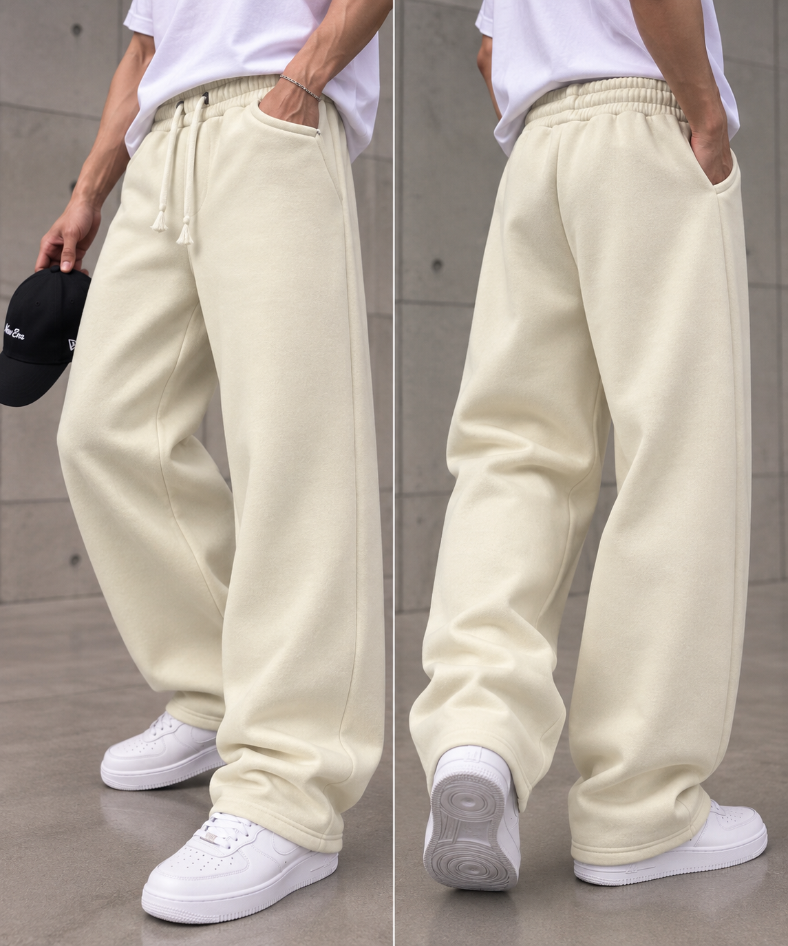 Basıc Baggy Bej