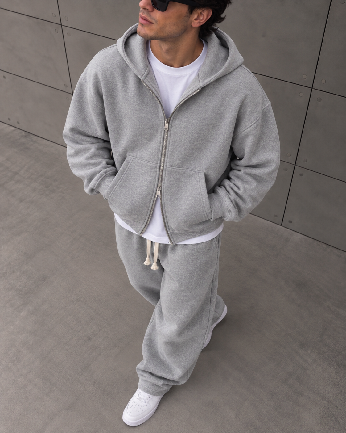 Zipper Gri Takım